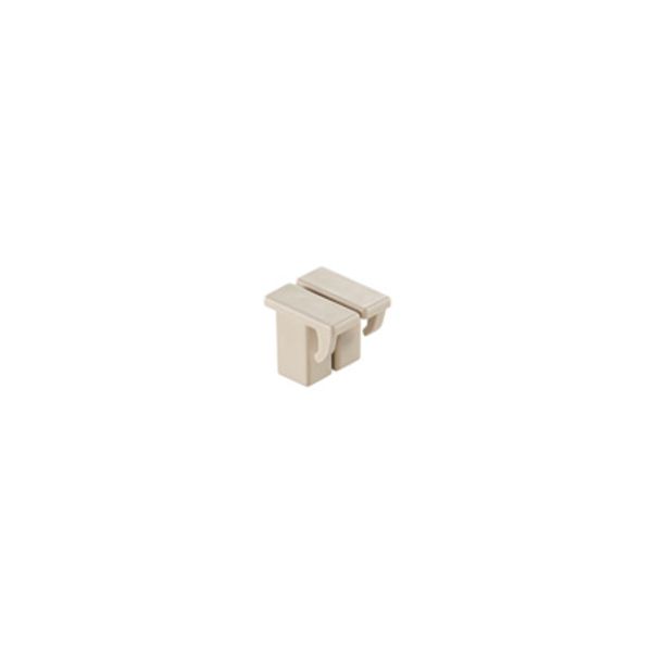 Terminal cover, Wemid, dark beige, Height: 11 mm, Width: 9.96 mm, Dept image 1