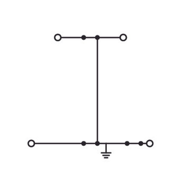 2000-2237 Double-deck terminal block; 4-conductor ground terminal block; 1 mm² image 3