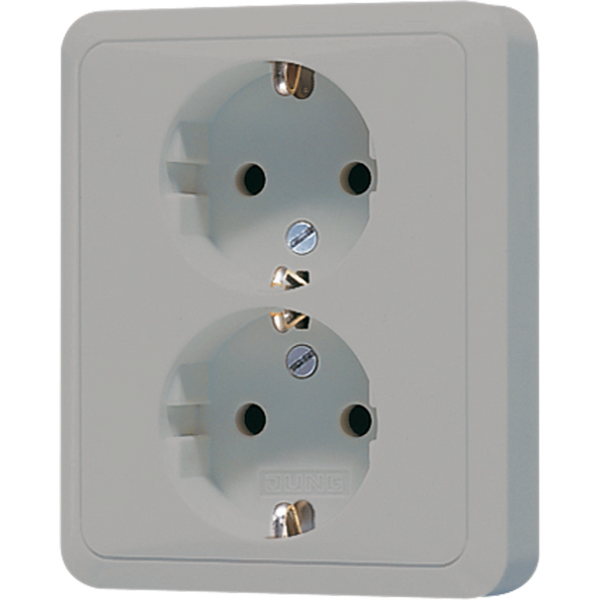 Schuko-socket 2-gang CD5020NGR image 6