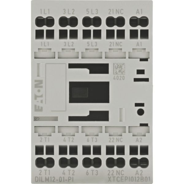 Contactor, 3 pole, 380 V 400 V 5.5 kW, 1 NC, 230 V 50/60 Hz, AC operation, Push in terminals image 10