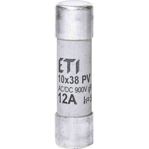 Fuse link, CH10x38 gR 12A/900V AC/DC image 1