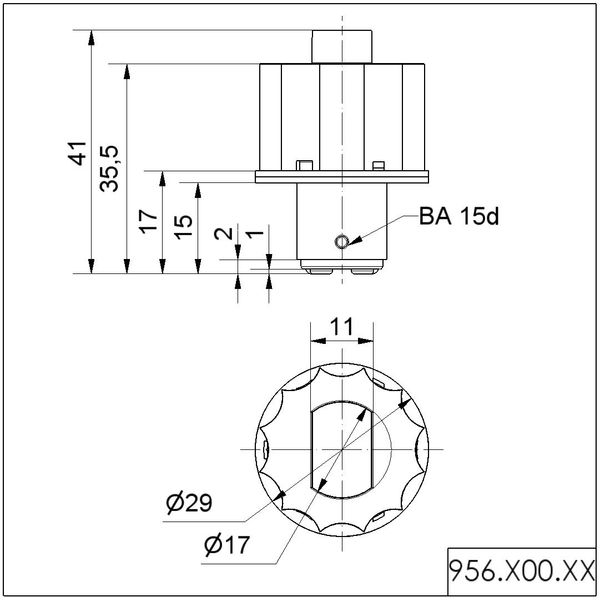 LED Bulb 230VAC GN image 3