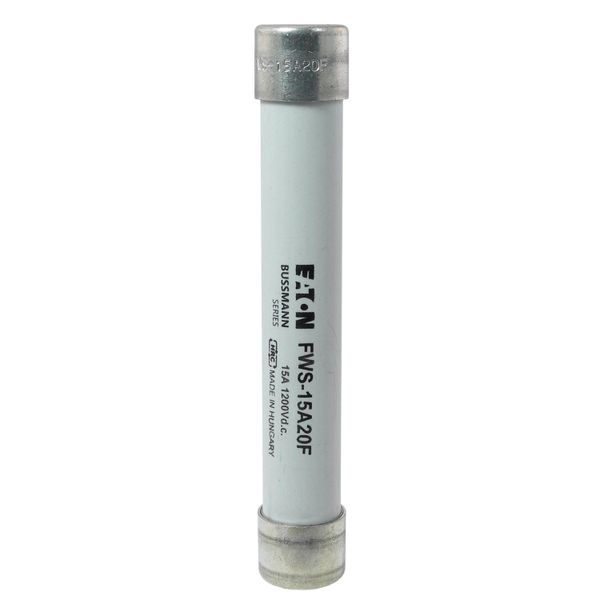 Fuse-link, high speed, 2 A, AC 2100 V, DC 1000 V, 20 x 127 mm, gS, IEC, BS, with indicator image 10