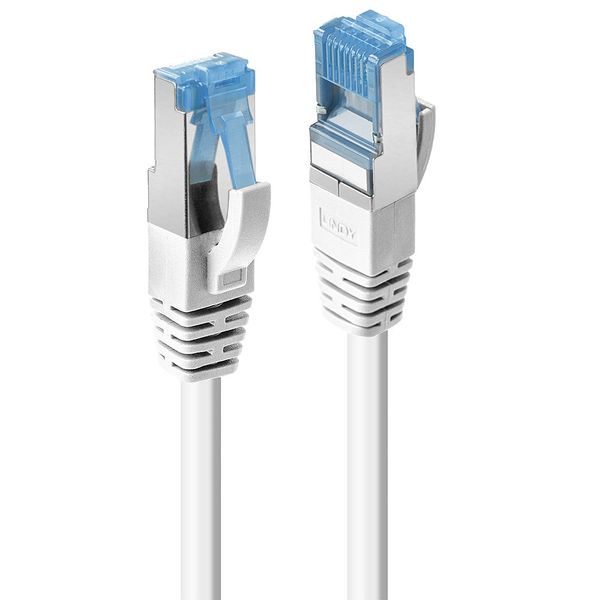 3m Cat.6A S/FTP LSZH Network Cable, White RJ45, M/M, 500MHz, Copper image 1