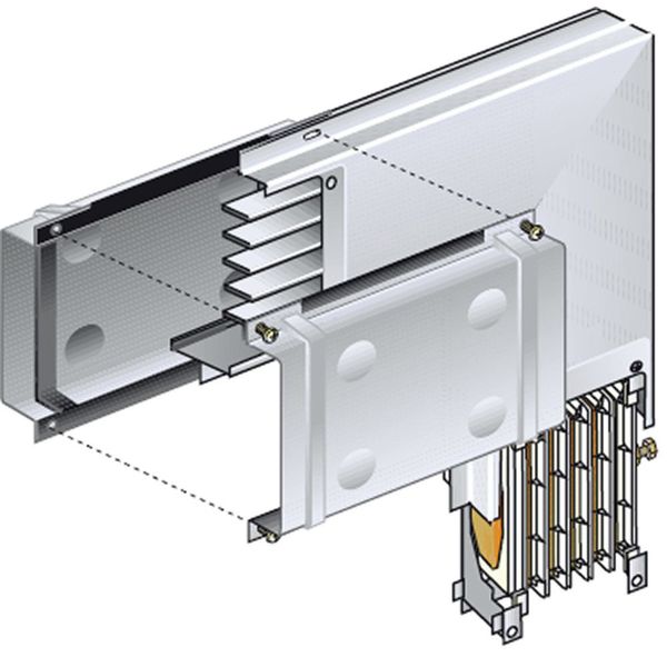 ZU50400412 Vertical elbow for prefabricated electrical conduit MR 250A type B image 1