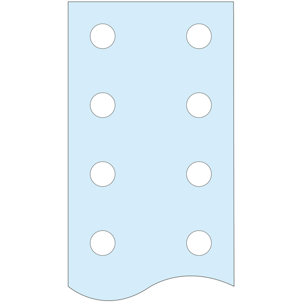 DRILLED FLAT BAR LINERGY BS 80X10 L1675 image 1