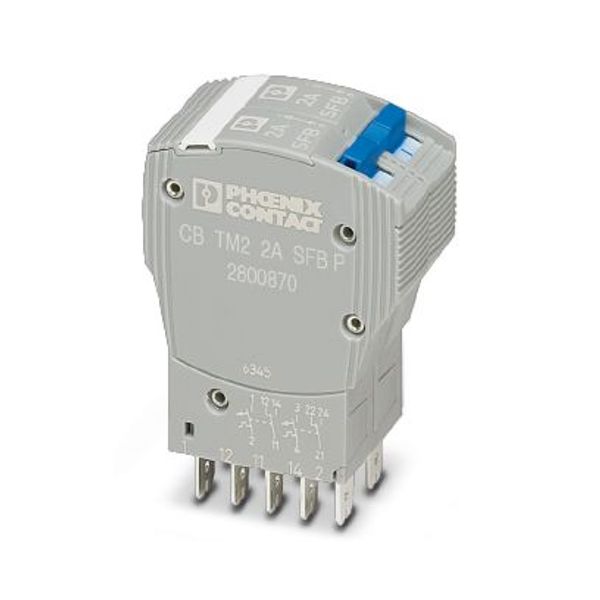 CB TM2 2A SFB P - Thermomagnetic device circuit breaker image 2