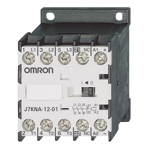 Mini contactor, 3-pole, 5.5 kW; 12 A AC3 (400 VAC) + 1 NC, 90 VAC image 1