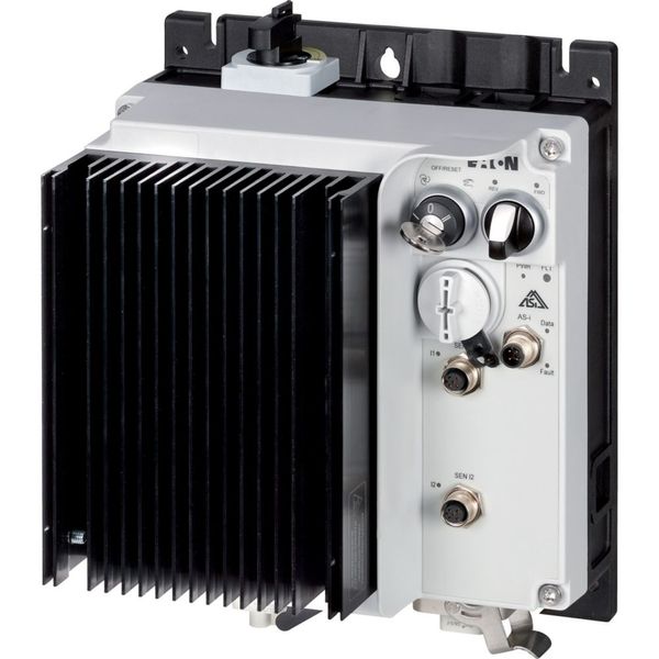 Speed controllers, 4.3 A, 1.5 kW, Sensor input 4, 400/480 V AC, AS-Interface®, S-7.4 for 31 modules, HAN Q4/2, with manual override switch, with braki image 19