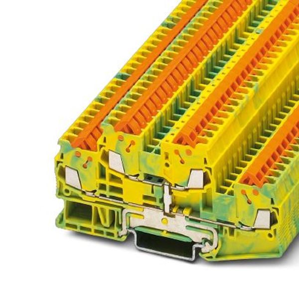 QTTCB 1,5-PE - Protective conductor double-level terminal block image 2