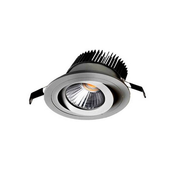 Downlight DELTA COB 1XLED 38W 3000K 40° GR image 1