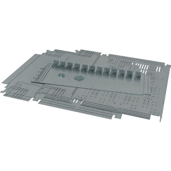 Universal mounting plate, stacked, side-by-side, depth 800 mm image 3