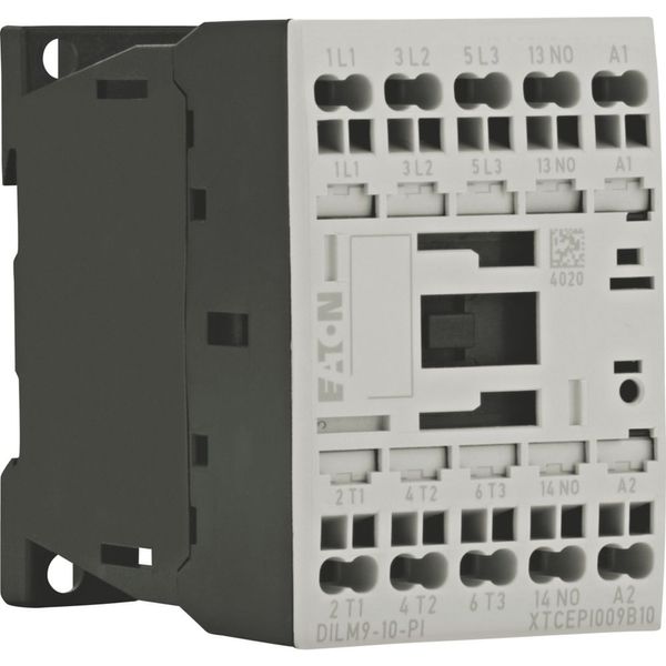 Contactor, 3 pole, 380 V 400 V 4 kW, 1 N/O, 24 V DC, DC operation, Push in terminals image 8