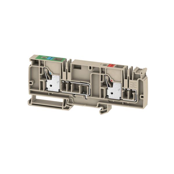 Supply terminal, PUSH IN, 10 mm², 250 V, 57 A, Number of potentials pe image 1