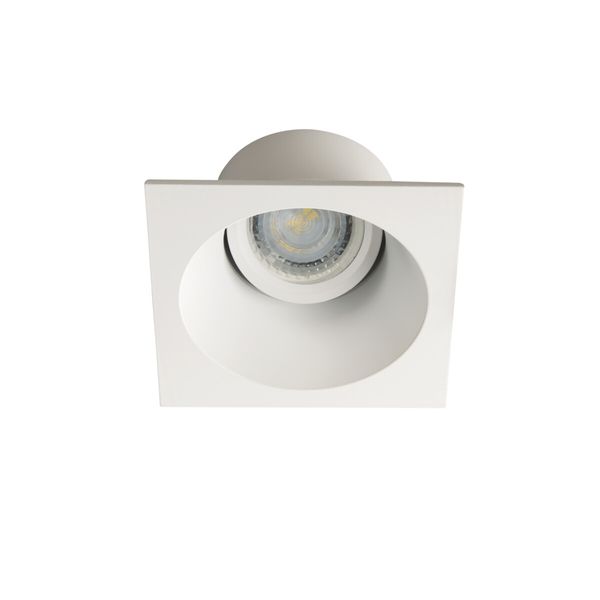 Recessed luminaire ring, 1 point. APRILA DTL-W Gx5.3/GU10 matt white image 1