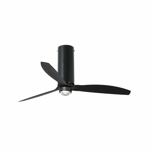 TUBE FAN Ø1280MM BLACK MATE BLADES BLACKS 17W 3000 image 1