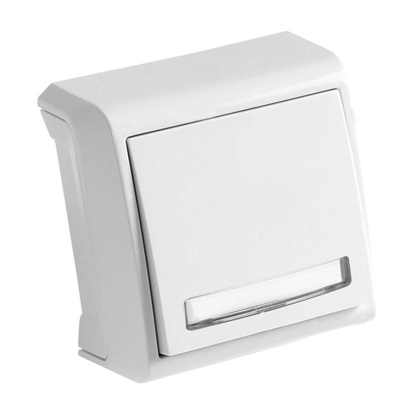 Vera White Illuminated Labeled Buzzer Switch image 1
