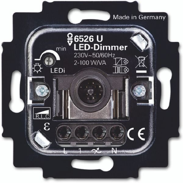 6526 U Busch-touch dimmer Flush-mounted, LED, 2-100 W image 1