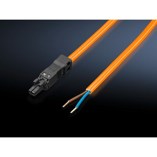 SZ Connection cable, for power supply, 2-pole, 100-240 V, L: 3000 mm, UL image 2