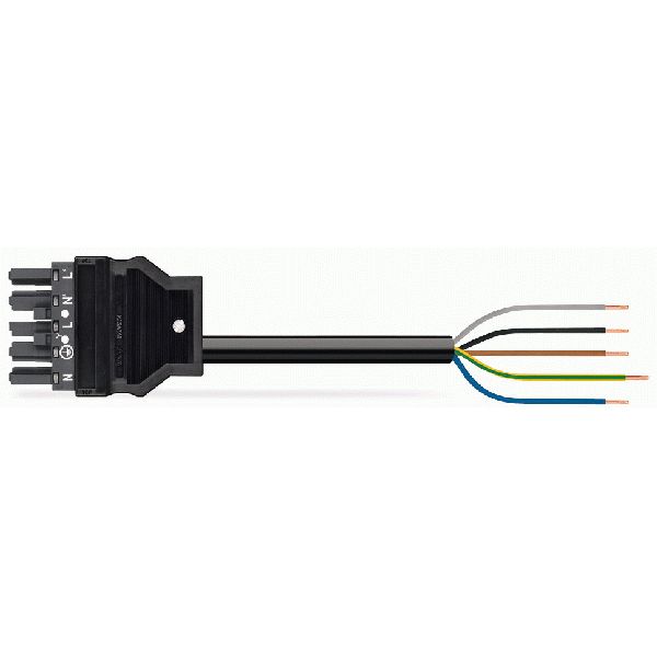 pre-assembled connecting cable Eca Plug/open-ended dark gray image 4