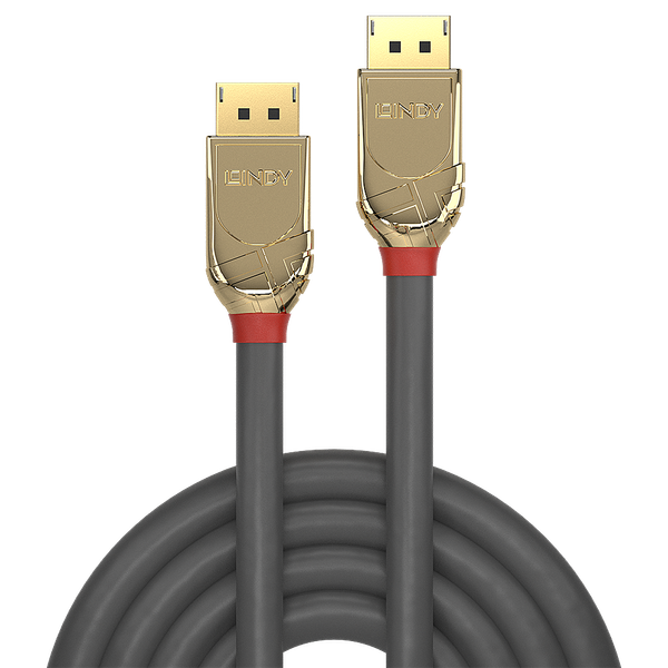 20m DisplayPort 1.2 Cable, Gold Line DP Male to Male image 2