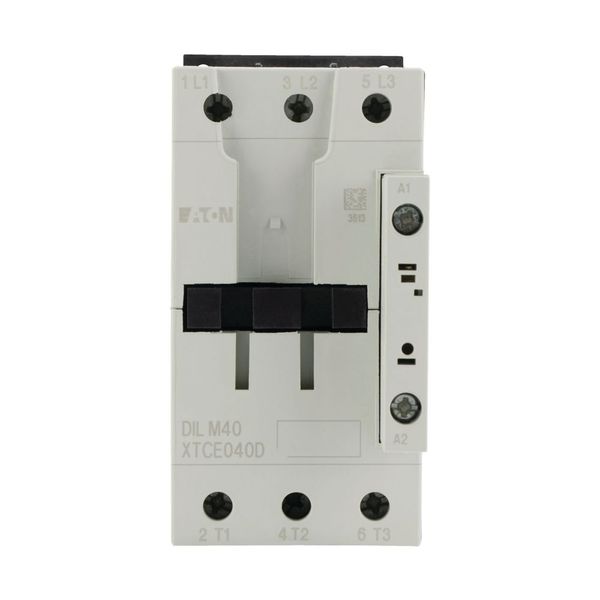 Contactor, 3 pole, 380 V 400 V 18.5 kW, RDC 240: 200 - 240 V DC, DC operation, Screw terminals image 13