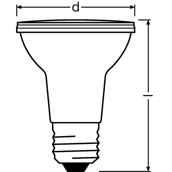 PARATHOM® DIM PAR20 50 36 ° 6.4 W/2700 K E27 image 3