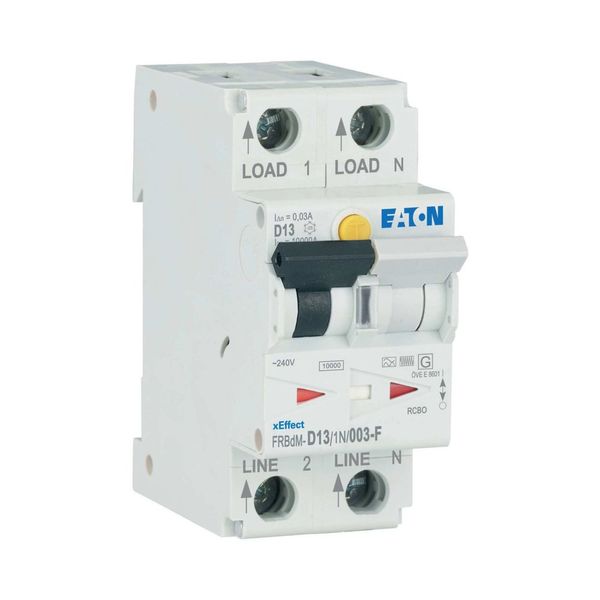 Digital RCD/MCB combination, 13 A, 30 mA, MCB trip characteristic: D, 1p+N, RCD trip characteristic: F image 8