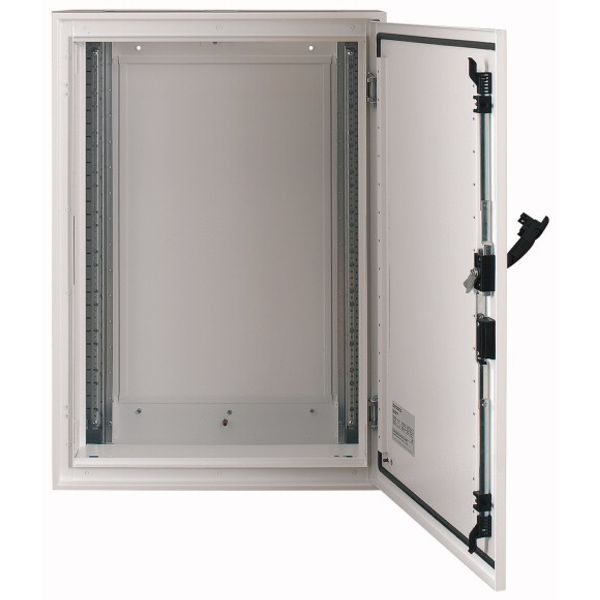 Surface-mounted installation distributor IP55, EP, WxHxD=1350x1160x270mm, white, swivel lever image 1