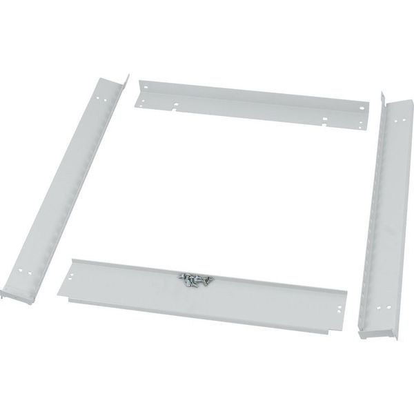 Mounting frame, fix, XE, HxW=2000x1000mm, grey image 3