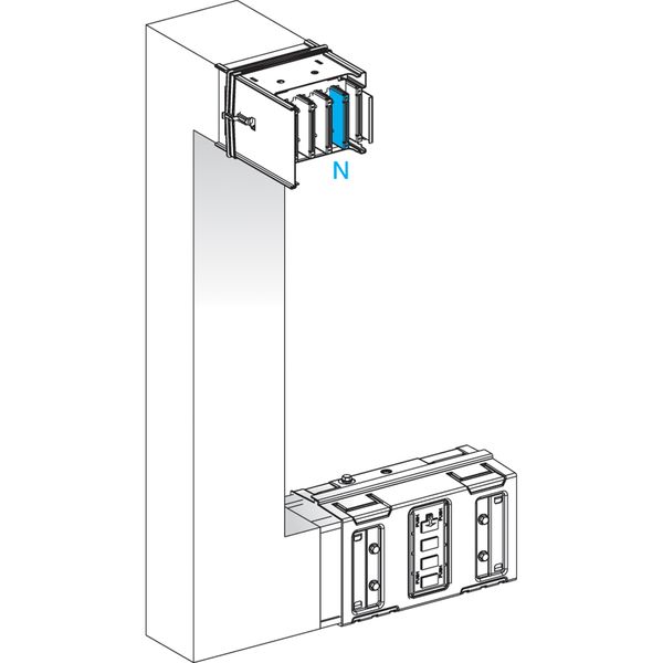 2X90° UP 300X(300-800)X300 MTM 1000A image 1