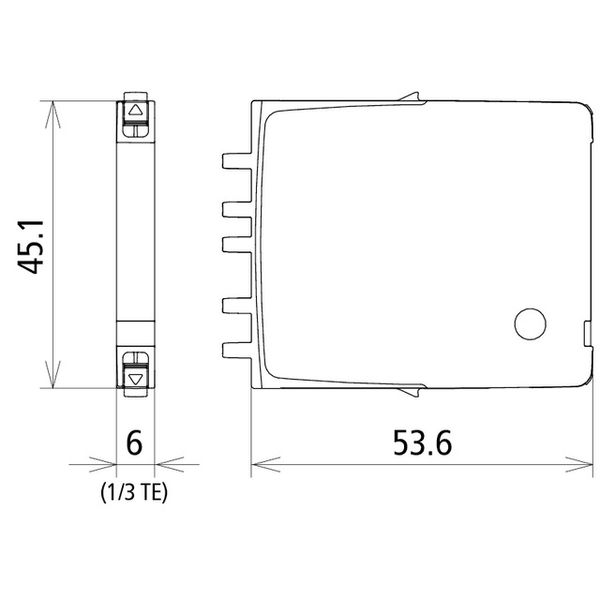 Combined arrester protection module for 2 single lines BLITZDUCTORconn image 2