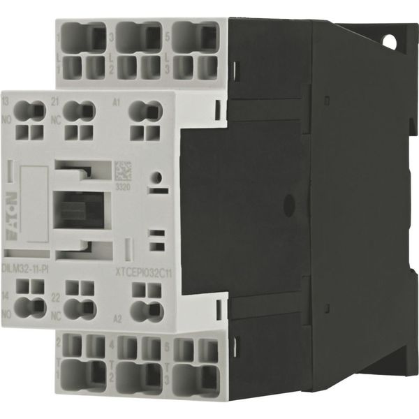 Contactor, 3 pole, 380 V 400 V 15 kW, 1 N/O, 1 NC, 42 V 50 Hz, 48 V 60 Hz, AC operation, Push in terminals image 7