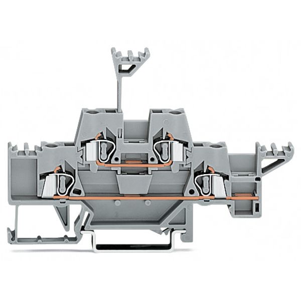 Double-deck terminal block Through/through terminal block with additio image 2