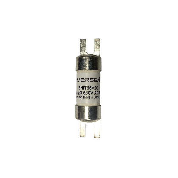 BS fuse-link IEC gG A1 550VAC 250VDC 20A BNIT Offset Tag image 1