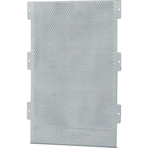 Microperforated mounting plate for 4-row flush-mounting (hollow-wall) compact distribution boards image 2