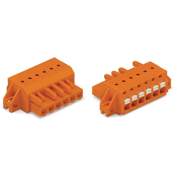 2231-323/031-000 1-conductor female connector; push-button; Push-in CAGE CLAMP® image 3
