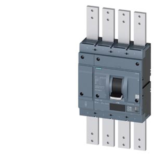 circuit breaker 3VA2 IEC Frame 1250 breaking capacity class M Icu=55 kA @ 415 V 4-pole line protection ETU860  LSIG In=1250 A image 1