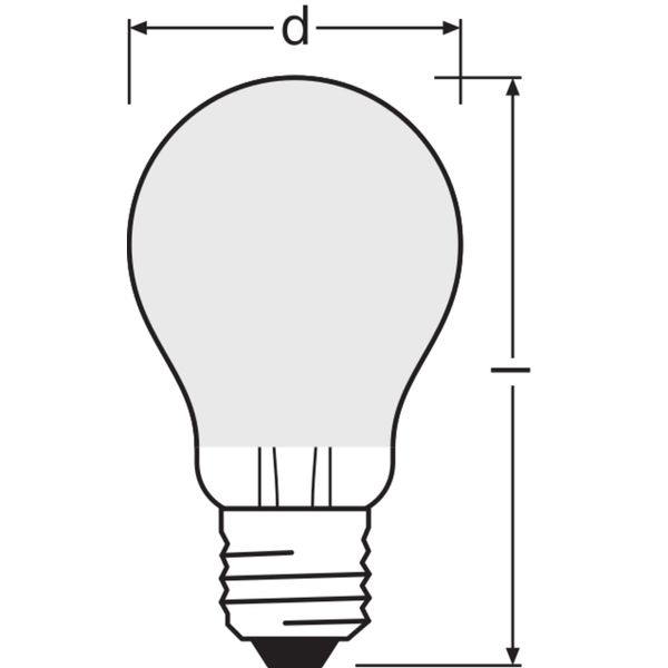 LED Retrofit CLASSIC A 11W 827 Frosted E27 image 4