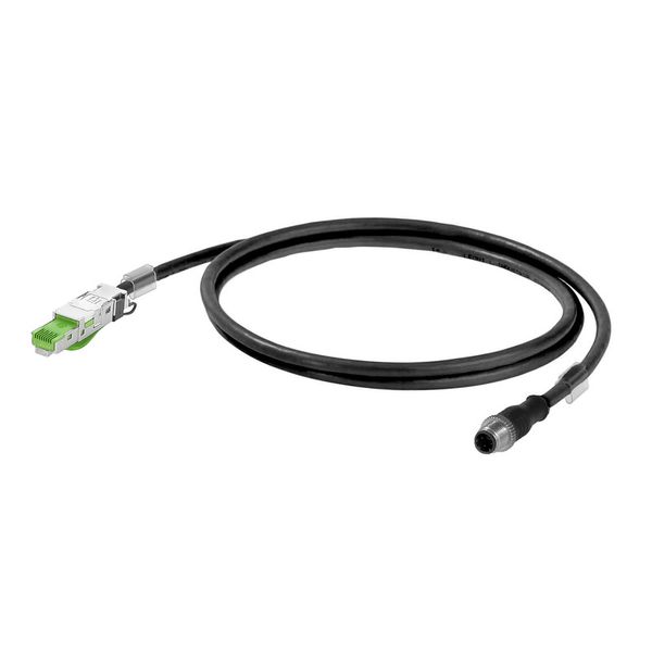 Ethernet Railway Cable (assembled), M12 D-code – IP 67 straight pin, R image 2