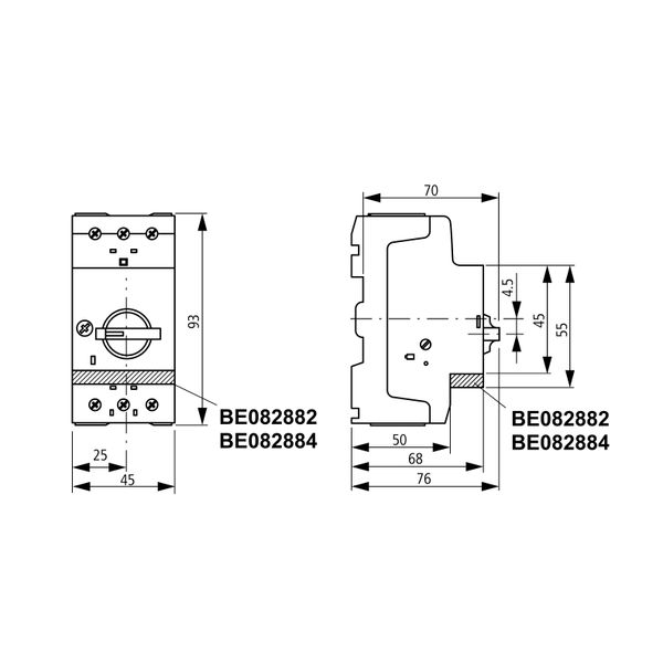 Motor Protection Circuit Breaker, 3-pole, 2.5A-4.0 image 3