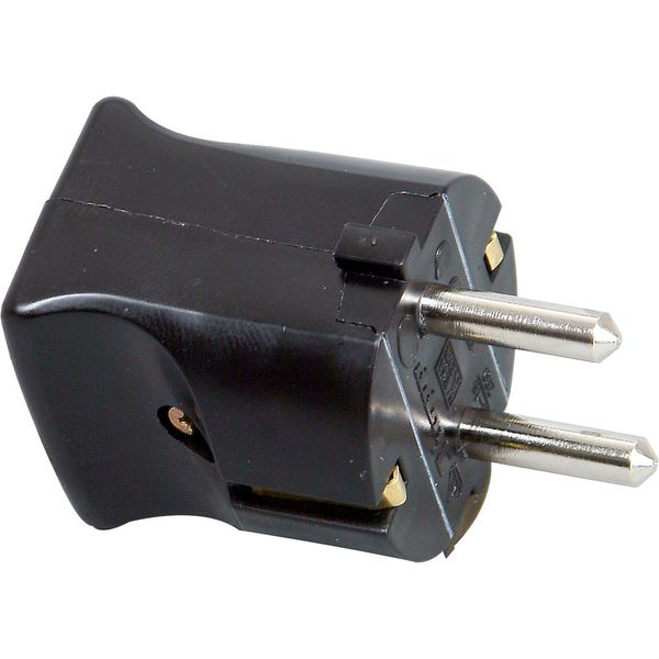 folding plug black image 1