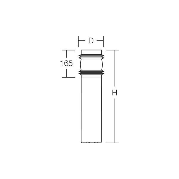 MEGA GÜRTELLINSE, 18 W, 920 lm, 830, anthracite, on/off Bollards, D 17 image 3