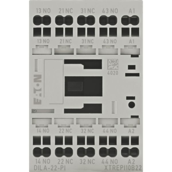 Contactor relay, 230 V 50 Hz, 240 V 60 Hz, 2 N/O, 2 NC, Push in terminals, AC operation image 13