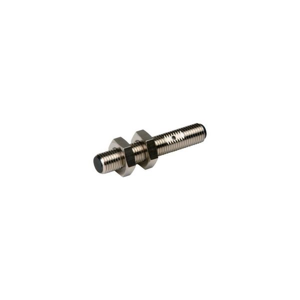 Proximity switch, E57 Global Series, 1 N/O, 3-wire, 10 - 30 V DC, M8 x 1 mm, Sn= 3 mm, Flush, NPN, Stainless steel, Plug-in connection M12 x 1 image 3