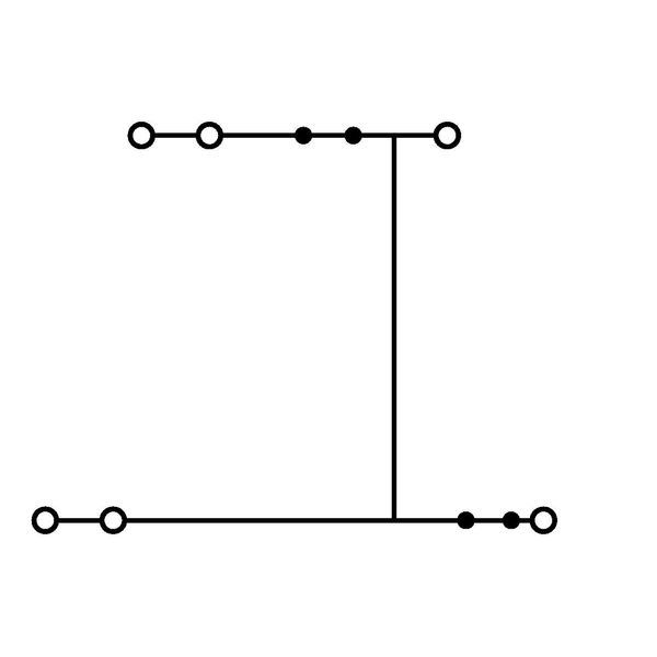 3-conductor, double-deck terminal block 6-conductor through terminal b image 2