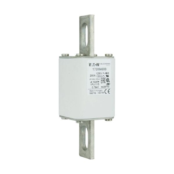 Fuse-link, high speed, 200 A, AC 1250 V, size 1, 53 x 69 x 160 mm, aR, IEC, UL image 15