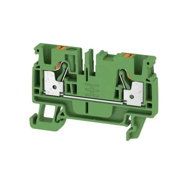 Feed-through terminal block, PUSH IN, 4 mm², 800 V, 32 A, Number of co image 1