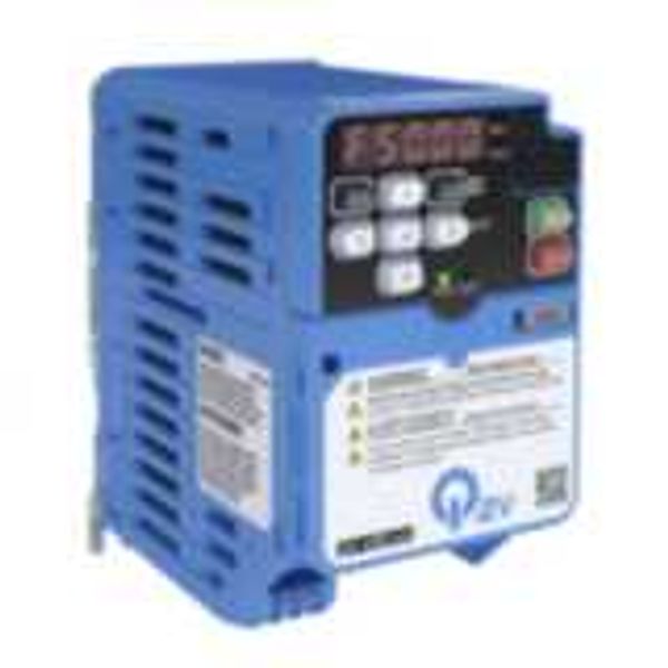Inverter Q2V 200V, ND: 1.9 A / 0.37 kW, HD: 1.6 A / 0.25 kW, with inte image 2
