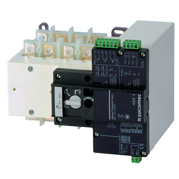 Remotely operated transfer switch ATyS S 4P 125A 12 VAC image 1